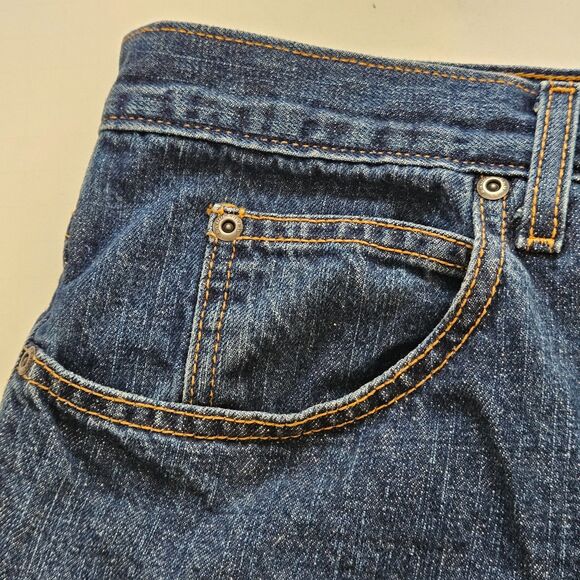 Saddlebred Jeans Mens 40x30 Straight Leg Blue Denim Classic Fit - Picture 8 of 8